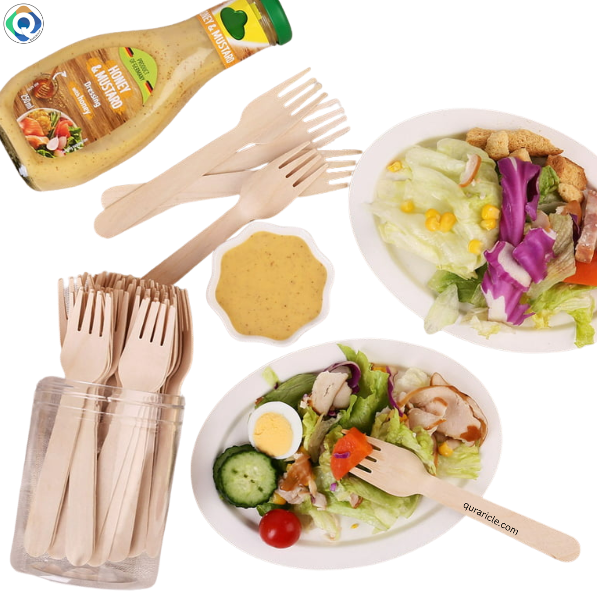 EcoLeaf Birchwood Spoons (160mm)