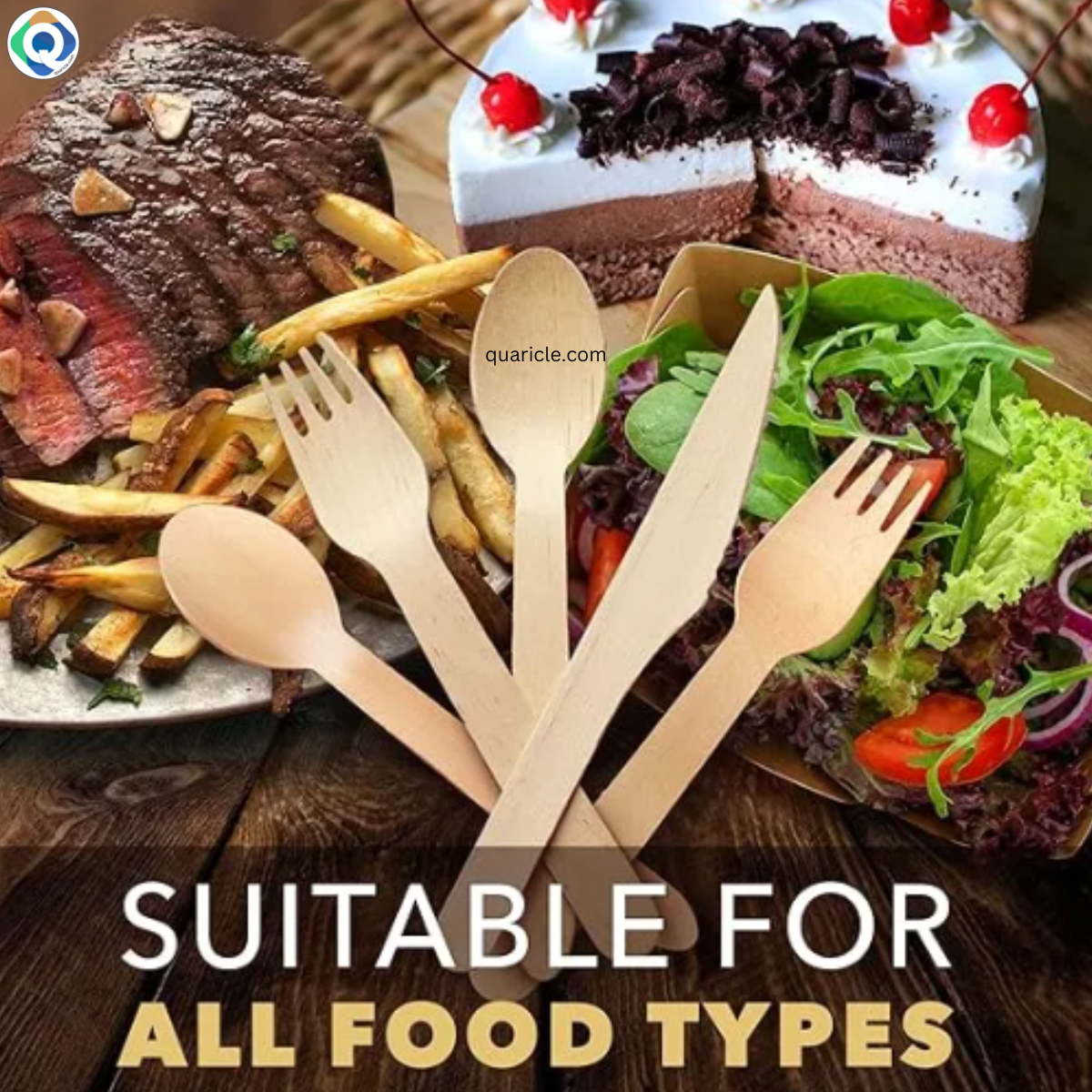 EcoLeaf Birchwood Spoons (160mm)